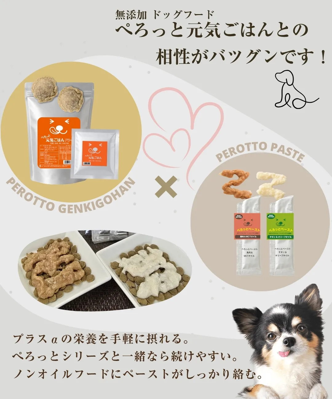 ぺろっと元気ごはんと相性抜群