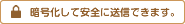 お客様の個人情報は暗号化して安全に送信することができますので、安心してお問い合わせ下さい。